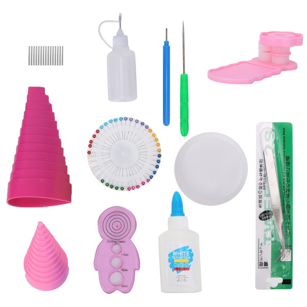 20 шт. Инструмент для квиллинга из бумаги Полный набор Электрическая ручка для квиллинга Кримпер Бордюр Сделай сам Бумажное ремесло