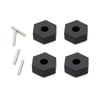 ZD Racing MT16 1/16 RC Car Parts Wheel Hex Adapter Nuts 12mm Set Vehicles Models Spare Accessories 16041