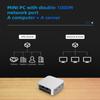 SZBOX Mini PC Small PC No OS Intel Celeron N5105 to Small PC 12GB LPDDR4 No SSD Game Console Ultra Mini Mini PC WiFi BT RJ45 (up 2.9GHz)