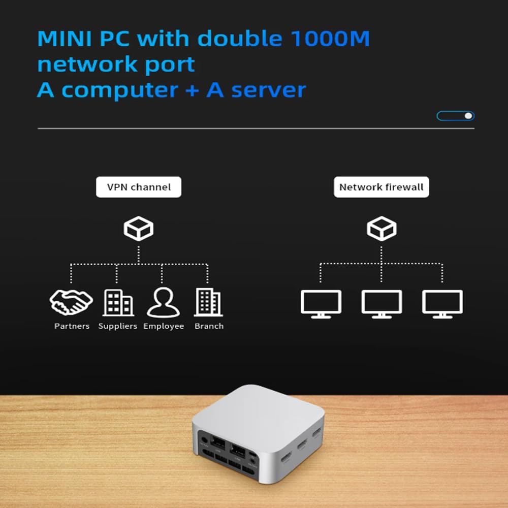 SZBOX Mini PC Small PC No OS Intel Celeron N5105 to Small PC 12GB LPDDR4 No SSD Game Console Ultra Mini Mini PC WiFi BT RJ45 (up 2.9GHz)