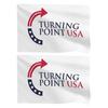 Yousheng Turning Point USA Flag 3x5Ft Double Sided Wall Hanging Flag Outdoor Polyester Banner with Brass Grommets for Yard Garden Decoration