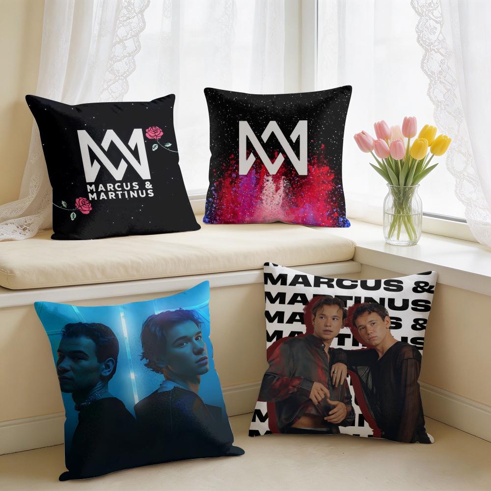 MMarcus And MMartinus Cushion Cover Square Short Plush Pillow Case Living Room Sofa Home Decor Funda X