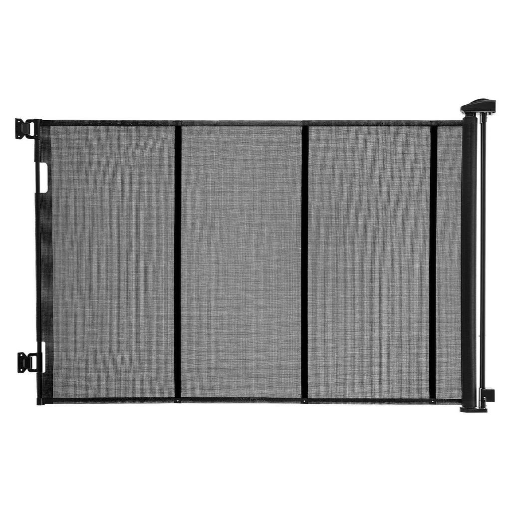 Retractable Baby Gate, Extends to 3050 mm Extra Wide, 980 mm Tall, with Reinforced Fiberglass Strips, Avoids Crawling Through, Mesh Dog Gate for