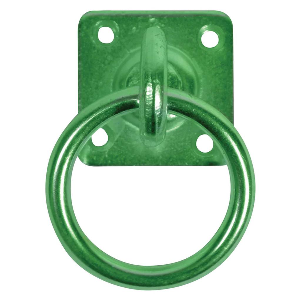 Perry Equestrian Swivel Tie Ring On Plate (Pack Of 2)