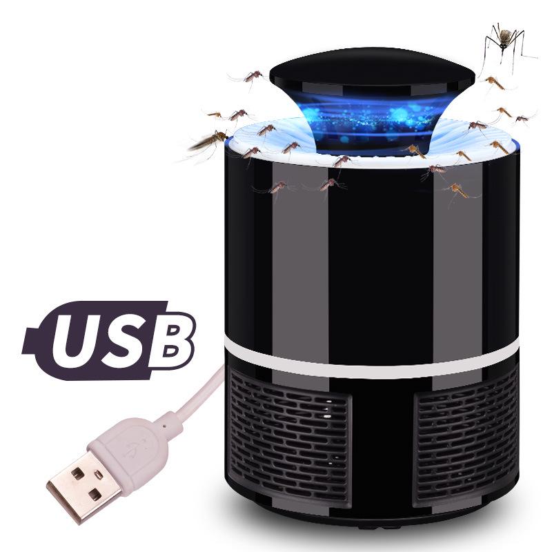 Бесшумная USB лампа-уничтожитель комаров для помещений: Электрическая ловушка для насекомых для дома и общежития
