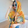 With Buckle Muslim Turban Sun-Resistant Headscarf Summer Sunblock Hooded Shawl Women