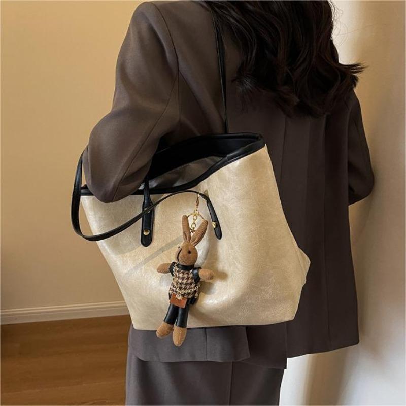 Простая повседневная сумка большой вместимости, женская универсальная сумка высокого класса через плечо, сумка-тоут для поездок на работу