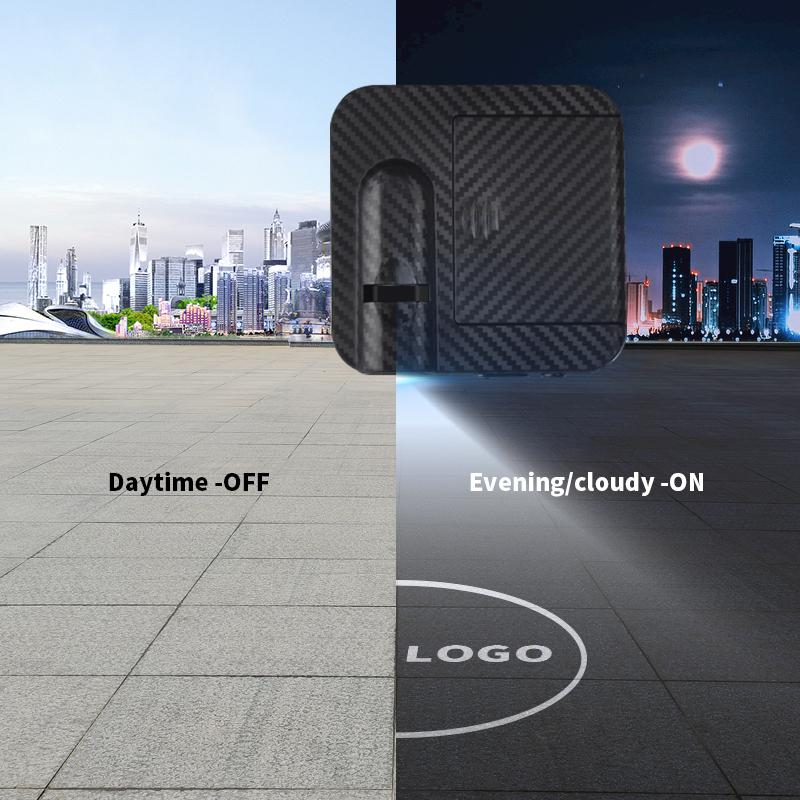1/2Pcs R Racing Flag Logo Car Door HD LED Lamps Projector Courtesy Welcome Lights For SEAT Cordoba Ibiza Leon Altea Cupra Ateca
