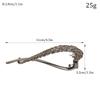 1/2pcsHigh-end Rhinestone Hairpin Hair Ornament, Female Twist Clip Hairpin, Temperament, Frog Buckle, Word Clip Headdress