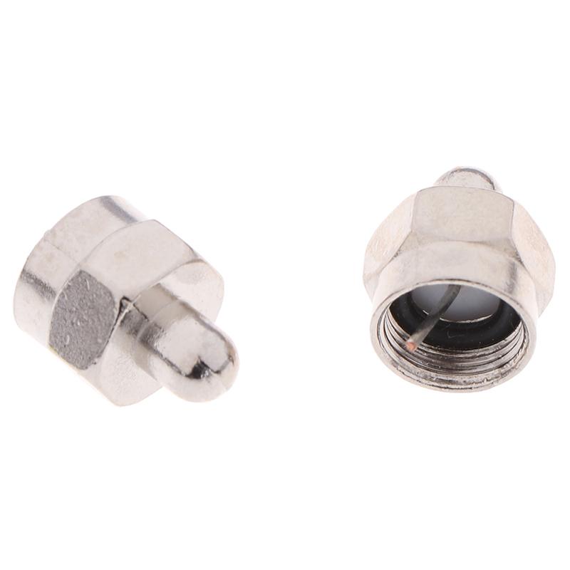 10Pcs 75 Ohm F Type Coaxial Male Terminator End Caps Connectors Rf Port