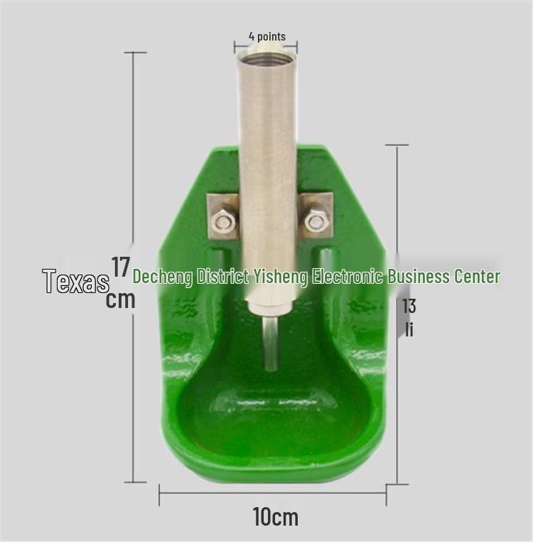 Автоматическая пластиковая поилка для овец с медным клапаном - Ударопрочная для свиней