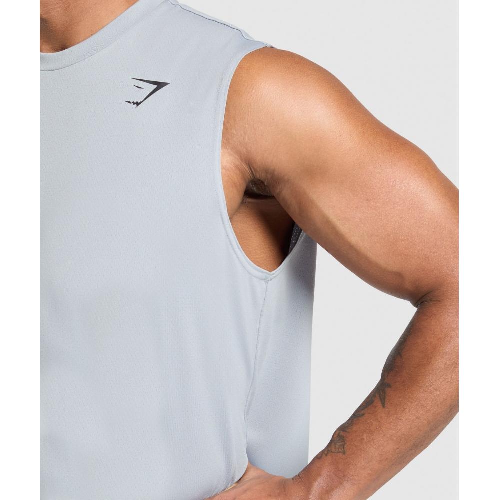 Gymshark Увеличенный производительный бак металлический фиолетовый A6a5u Pb7n