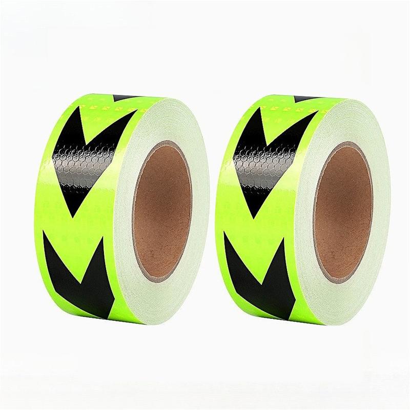 Auto Safety Warning Sticker Reflector Protective Tape Strip Car Reflective Tape Film for Trucks Motorcycle Safety Accessories