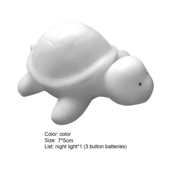 Ночник Привлекательный тематический мультяшный животный прекрасный стиль Нежный ночник в виде черепахи для детской комнаты