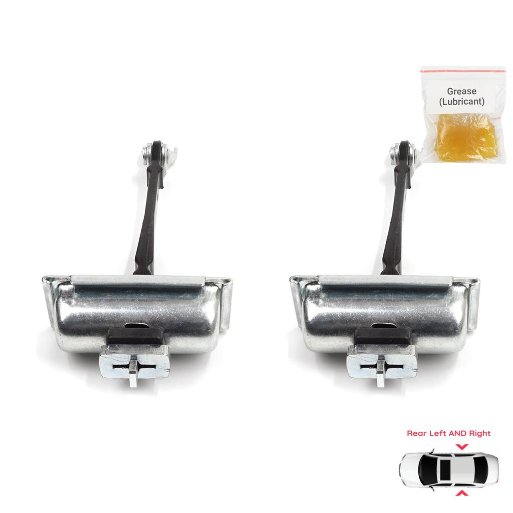 BDP933-1 2 Pieces Rear Left AND Right Door Hinge Stop Check Strap Limiter for Vauxhall Opel Astra J P10 MK6 2009-2015 13270612