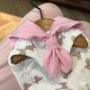 Pet dog vest cat loungewear cute princess style bow tie princess style small vest spring and autumn clothes