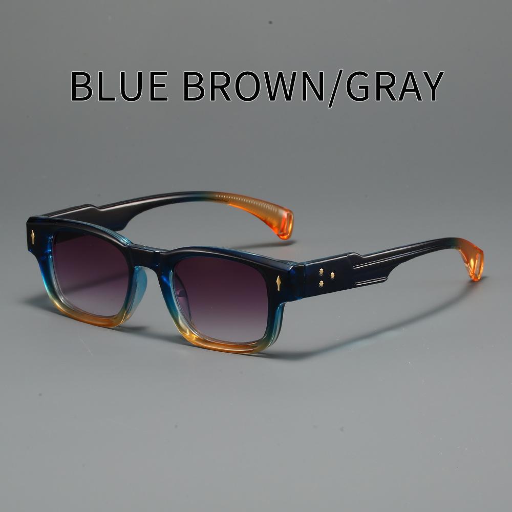 Мужская мода Новые очки для дальнозоркости Нейтральная мода Большая оправа Квадратные солнцезащитные очки для чтения Роскошные Новые солнцезащитные очки для чтения +4.0