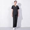 2 Pieces Outfits Women Nursing Working Tops+Loose Pants Nurse Suit Short Sleeve Quick Dry V-neck