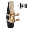 TOPINCN Tenor Saxophone with Cap ABS Mouthpiece Metal Buckle Reed Pad Musical Instrument Supplies