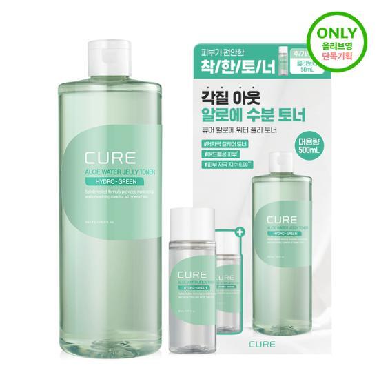 [Планирование расширения] Специальный набор тонера с алоэ Kim Jeong-moon Aloe Cure Water Jelly Toner 500 мл+50 мл