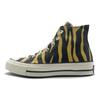 1970s Comfortable Casual High Top Canvas Shoes Unisex Yellow & Black