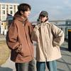 Couple's Spring Clothes Korean Style Loose Internet Celebrity Workwear Hooded Jacket Men's Sports and Casual Jackets Fashionable