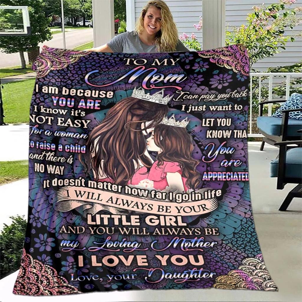 Одеяло для дочери с принтом, фланелевое одеяло для дивана, одеяло для моей дочери, Лев, Тигр, люблю тебя, мама, папа, волк, подарки для дочери