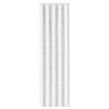 Insect Screen Door Curtain Chenille Light Grey and White 56 x 200 cm
