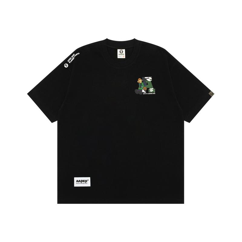Aape Aaper graphic-print T-shirt AAPTEM1574XXN