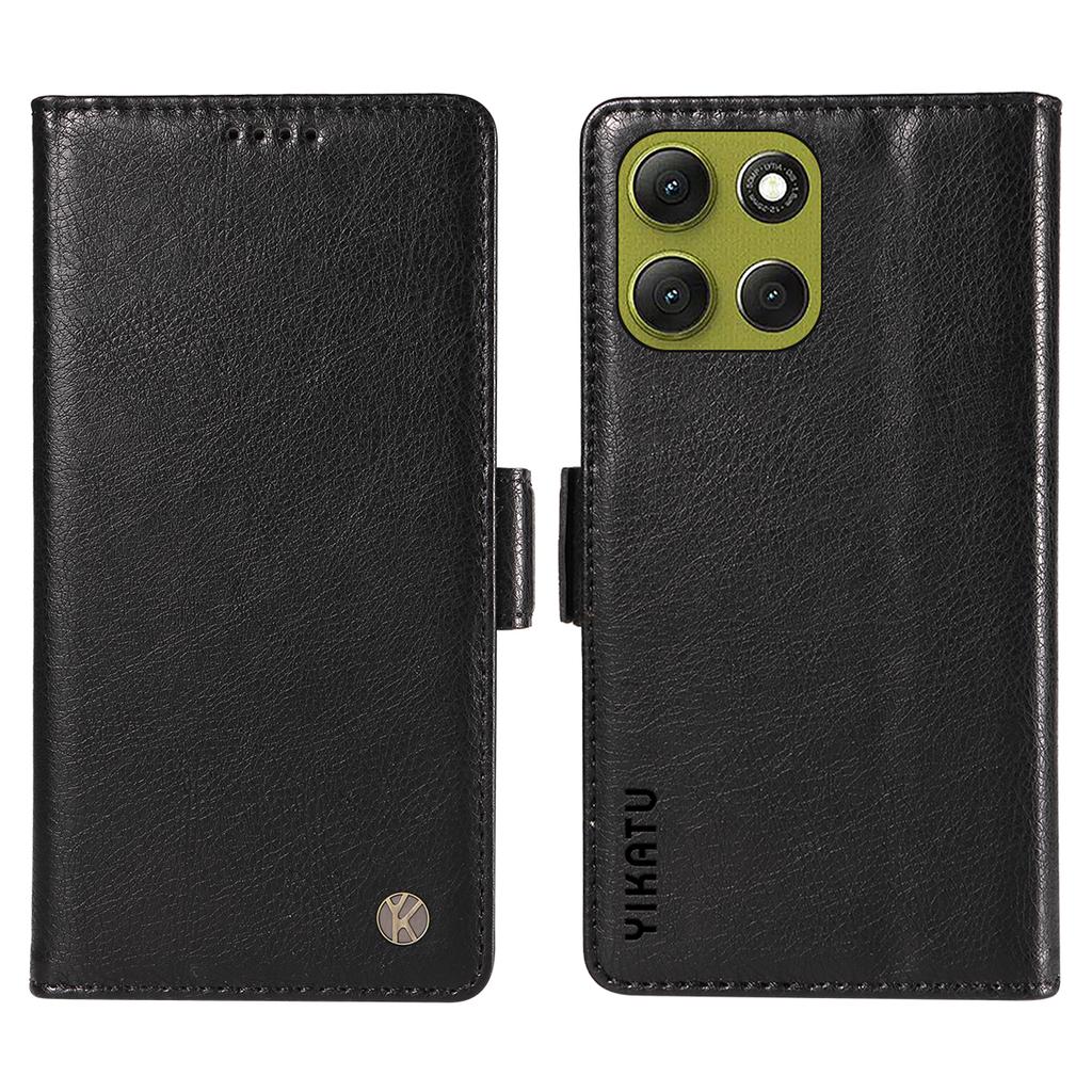 For Motorola Moto G86 5G Case YIKATU YK-007 Litchi Texture PU Leather Wallet Phone Cover