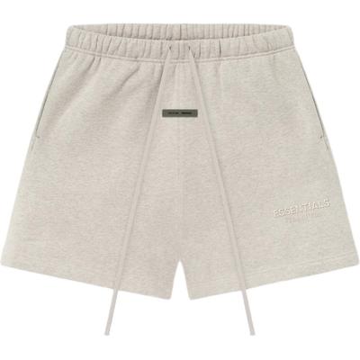 Fear of God Essentials Классические шорты-худи Хизер Стоун Унисекс Низ Серый 160SP252002F