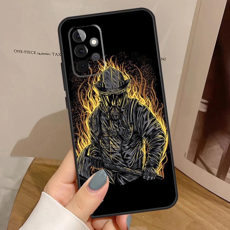 Крутая Чехол для телефона Пожарный Герой Пожарный Для Samsung Galaxy A32 A52 A12 A53 A33 A23 A13 A54 A34 A14 A51 A15 A25 A35 A55