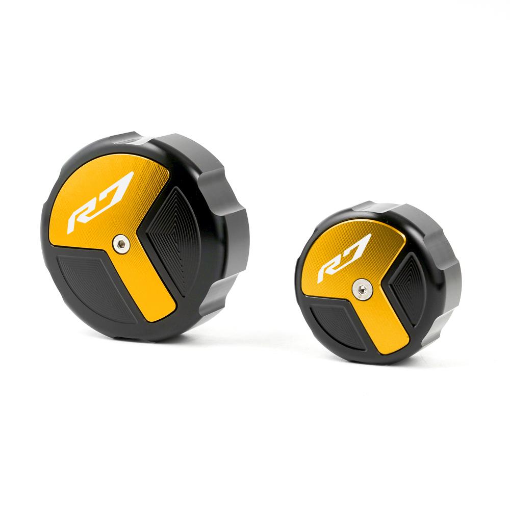 Motorcycle Accessories CNC Brake Fluid Reservoir Cap Cylinder Cover For YAMAHA YZFR7 YZF-R7 YZF R7