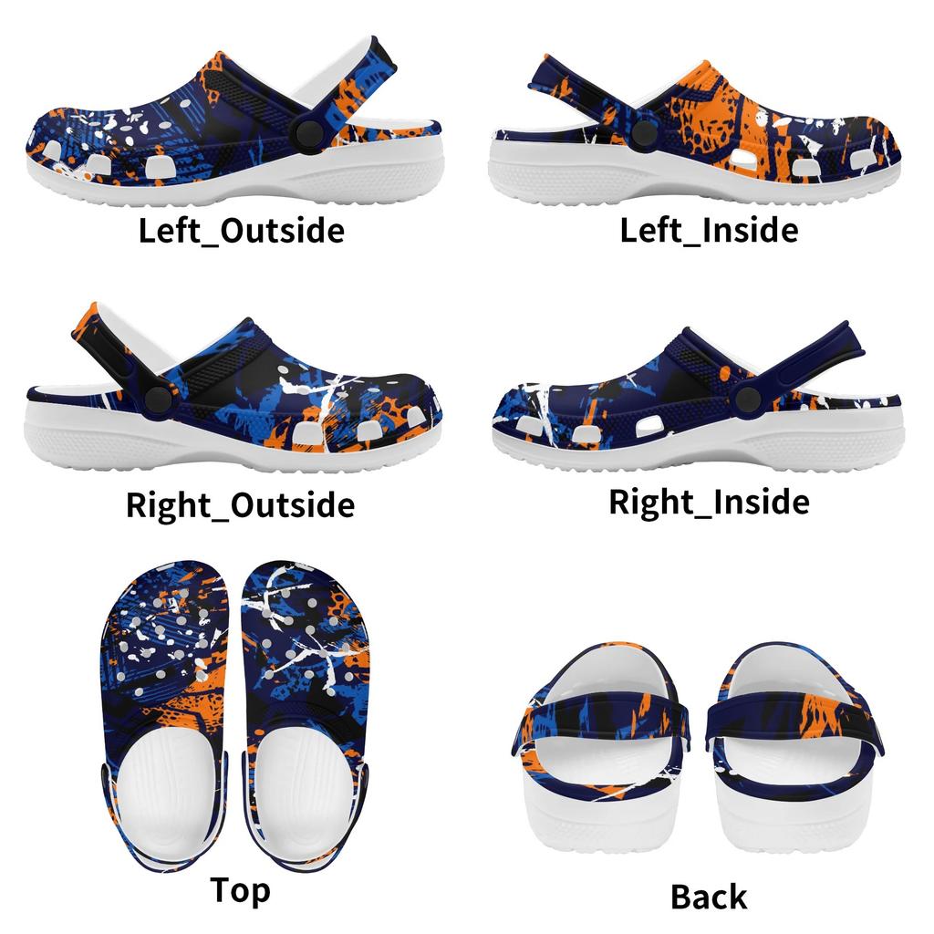 Breathable Printed Garden Clogs EVA Lightweight Slip On Shoes Women Men Beach Pool Bathroom Home Summer Sandals Daily Sandals