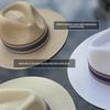Unisex Panama Straw Sun Hat with Wide Brim, UV Protection, and Adjustable Fit
