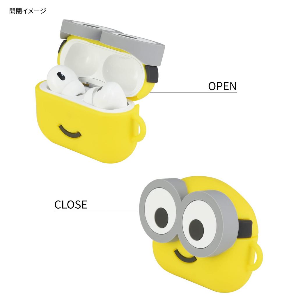 Gourmandise Серия AirPods Pro Pro Совместимый силиконовый чехол Боб "Гадкий Я/Миньоны" (2-е поколение)/AirPods MINI-405A