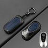 AXX2   Leather Car Key Case Cover Shell Holder Bag For Mercedes Benz 2022 C S Class W206 W223 S350 C260 C300 S400 S450 S500 Accessories