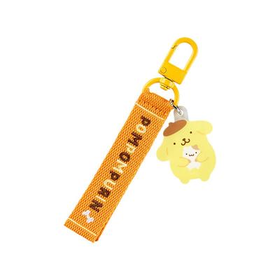 Sanrio Пом Пом Пурин Логотип Вышитая бирка Персонаж Гран-при 1-е 13 x 4 x Персонаж 304140 Брелок, Издание, 0,7 см,