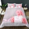 Mother's Day King Queen Duvet Cover Express Love For Mom Wife Bedding Set Colorful Floral Quilt Cover Polyester Comforter Cover