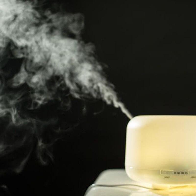 Ультразвуковой ароматерапевтический диффузор и увлажнитель воздуха MUJI объемом 500 мл с пультом дистанционного управления и лампой с эфирным маслом для дома или спальни.