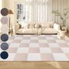 Volume Tile 5mm 40 Easy To Protects Compatible with Underfloor Suitable for Children and Ivory Beige You&ours Double-Layer Carpet, Thick, 30x30cm,