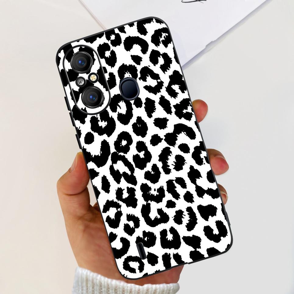 For ITEL A58 ITEL A49 Back Cover Jelly Stylish Beauty Pattern Printed Phone Case For ItelA48 A 49 Soft Black Matte Silicone Etui