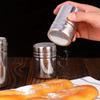 2Pcs Stainless Steel Chocolate Shaker Cocoa Flour Coffee Sifter Coffee Stencils Template Strew Pad Duster Spray Set