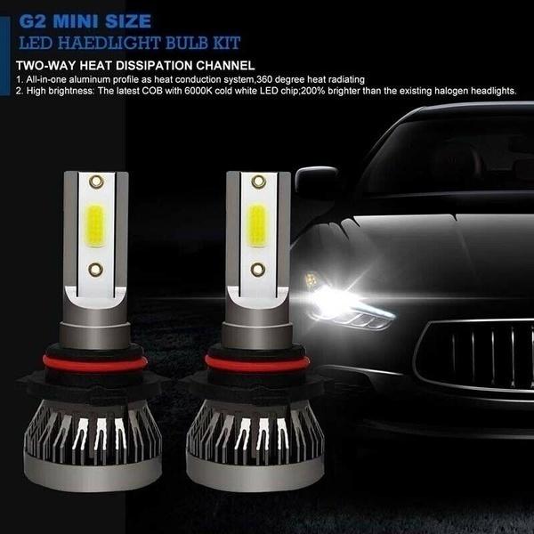 1 шт. Супер яркие водостойкие светодиодные фары конверсионные комплекты Hi / Lo Beam автомобильные фары лампы H7 H4 H11 H1 9005 HB3 9006 HB4 9012