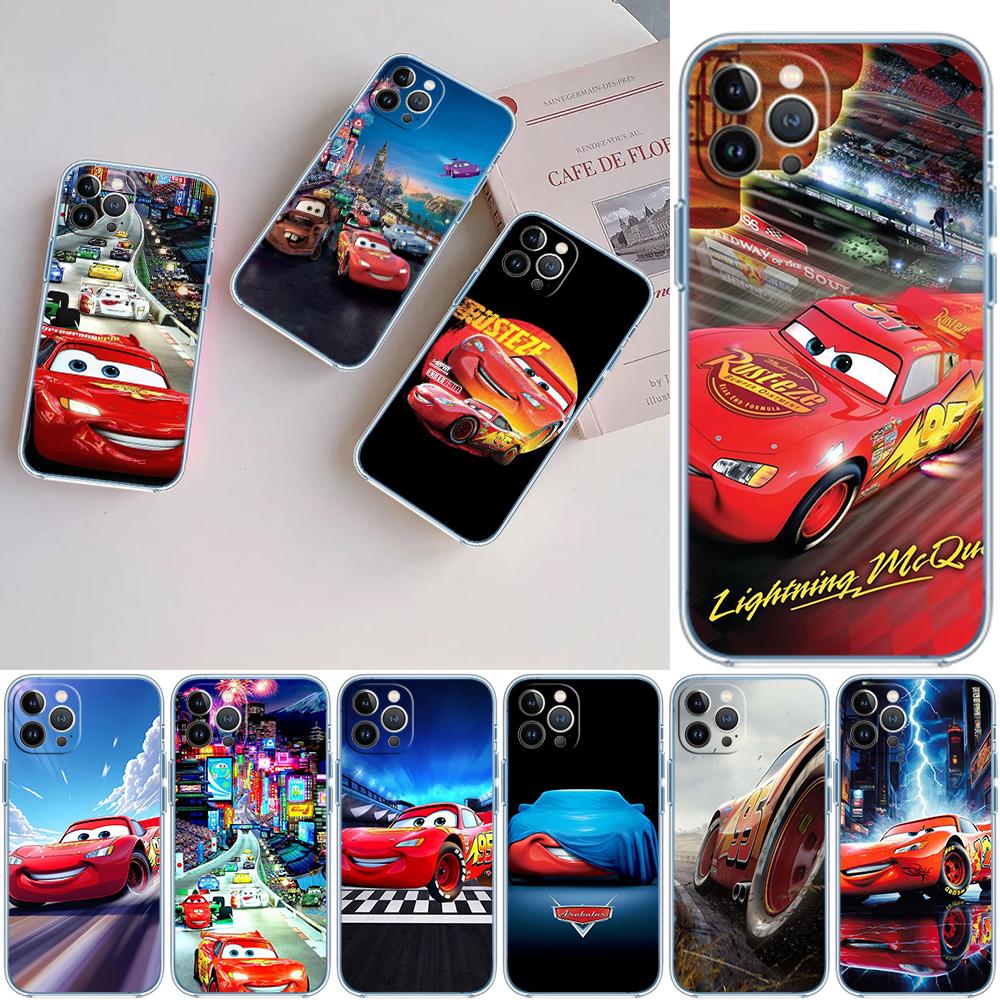 CJ23 Cars Lightning McQueen Case for Motorola Moto G10 G20 G30 G31 G32 G34 G35 G41 G42 G50 G51 G52 G55 G60 G60S G62 G71 G72 G75