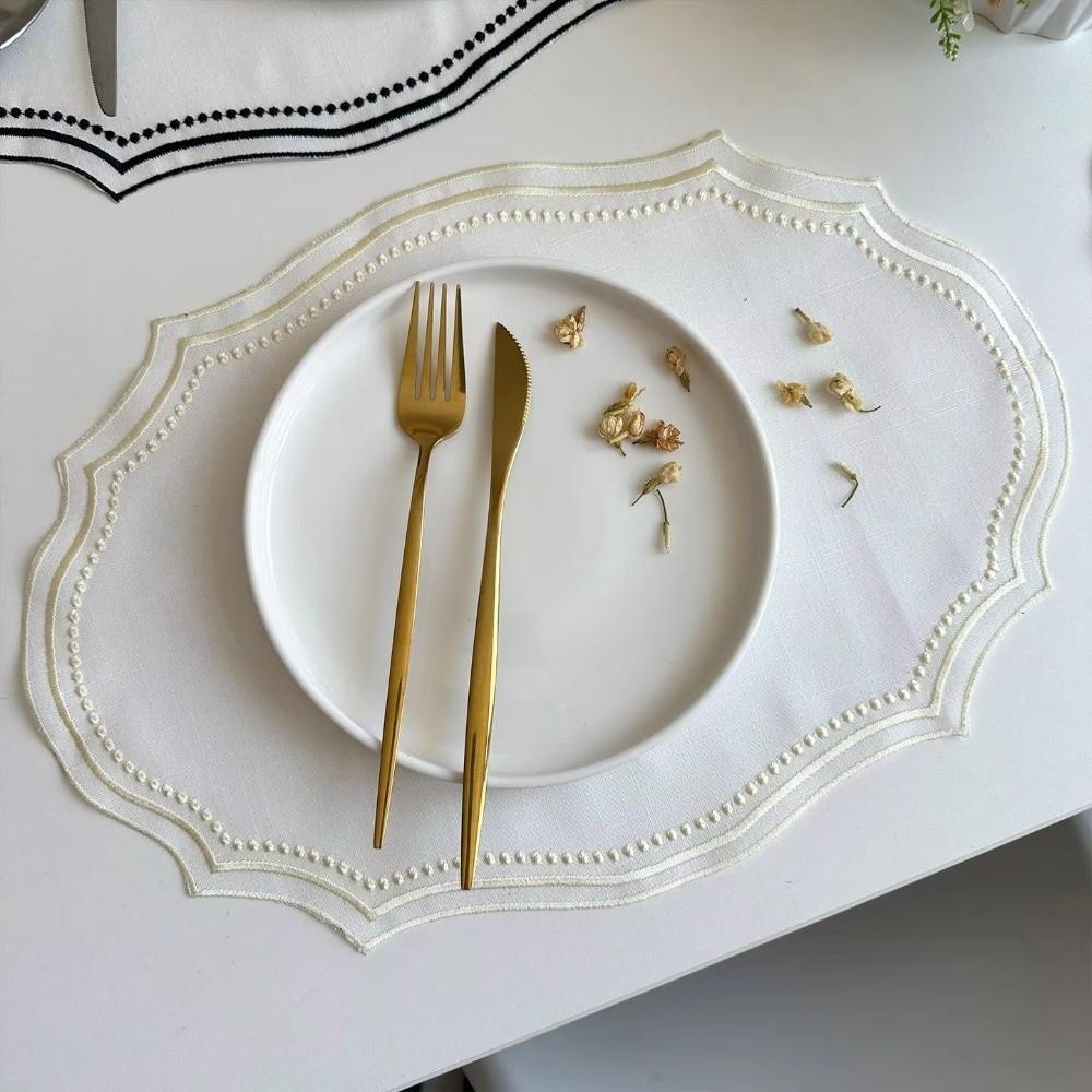 Vintage Placemat Napkins Embroidered Fabric Table Place Mat New Decorative Table Mat