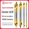 Tiangong A-Type Titanium-Plated High-Speed Steel Center Positioning Drill for Stainless Steel