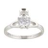 Кольцо Reina Saturn Star Diamond из латуни Женские кольца Серебряное 6404000601P102S