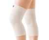 Hayashi Вязаный махровый трикотажный термо наколенник 1 3510, Пара, Большой, Белый,