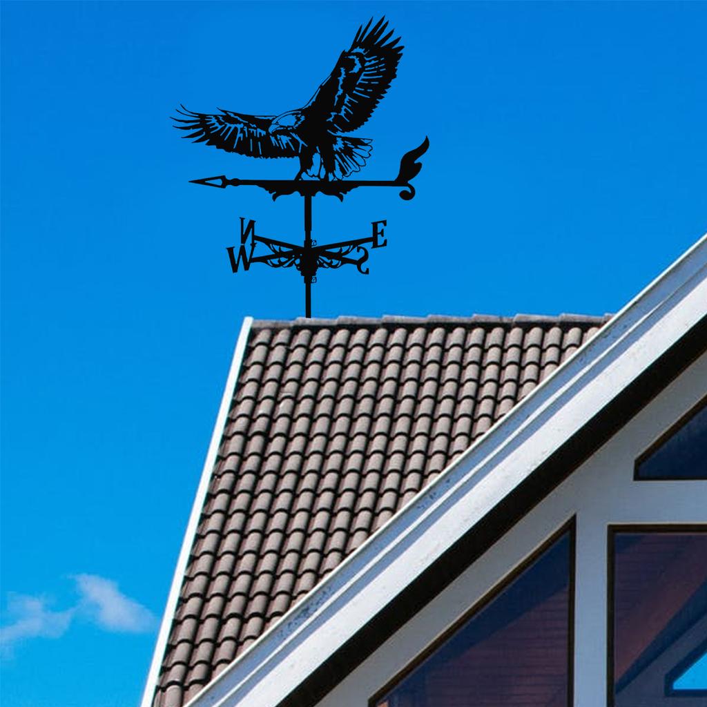 Креативный флюгер для украшения улицы Украшение крыши Флюгер для крыши Садовое украшение Устойчивый к погодным условиям металл